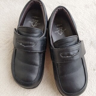 男の子　靴　フォーマル　19cm 黒(フォーマルシューズ)