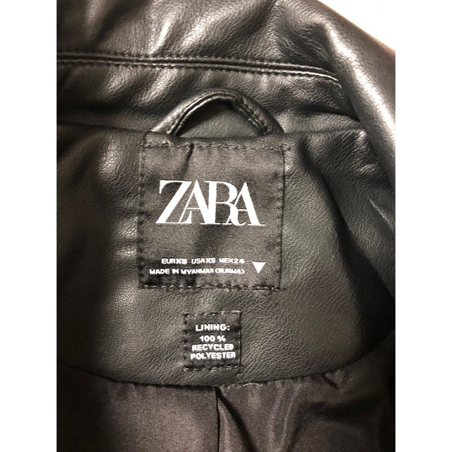 ZARA(ザラ)のZARA ザラ ライダースジャケット レディースのジャケット/アウター(ライダースジャケット)の商品写真