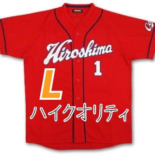 デサント(DESCENTE)のカープユニフォームハイクオリティー鈴木誠也選手1ビジター！Lサイズ！完売品！(ウェア)