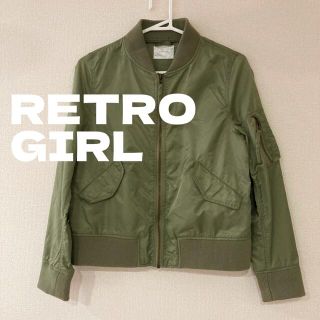 レトロガール(RETRO GIRL)のRETRO GIRLブルゾン MA-1 カーキ Mサイズ(ブルゾン)