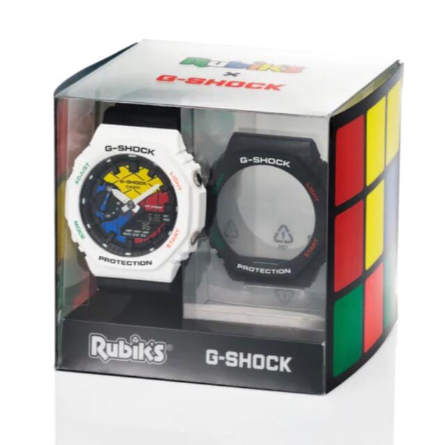 G-SHOCK(ジーショック)の【新品】ジーショック Rubik’s Cube GAE-2100RC-1AJR メンズの時計(腕時計(デジタル))の商品写真