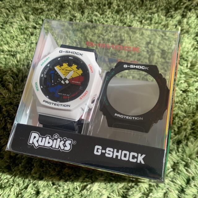 G-SHOCK(ジーショック)の【新品】ジーショック Rubik’s Cube GAE-2100RC-1AJR メンズの時計(腕時計(デジタル))の商品写真