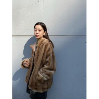 マウジー(moussy)のMOUSSY 今季 新品 FAUX FUR COCOON ジャケット(毛皮/ファーコート)