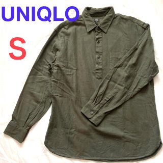 ユニクロ(UNIQLO)の★売り切り価格★【UNIQLO】カーキ色　シャツ　Ｓサイズ(シャツ)