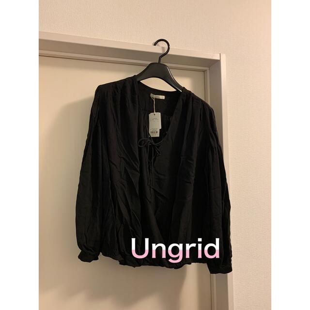 Ungrid(アングリッド)の新品Ungridレースアップカシュクールブラウス♡ レディースのトップス(シャツ/ブラウス(長袖/七分))の商品写真