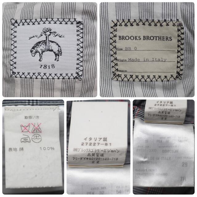 BLACK FLEECE - BLACK FLEECE グレンチェック コットンスラックスの