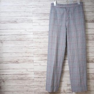 BLACK FLEECE - BLACK FLEECE グレンチェック コットンスラックスの