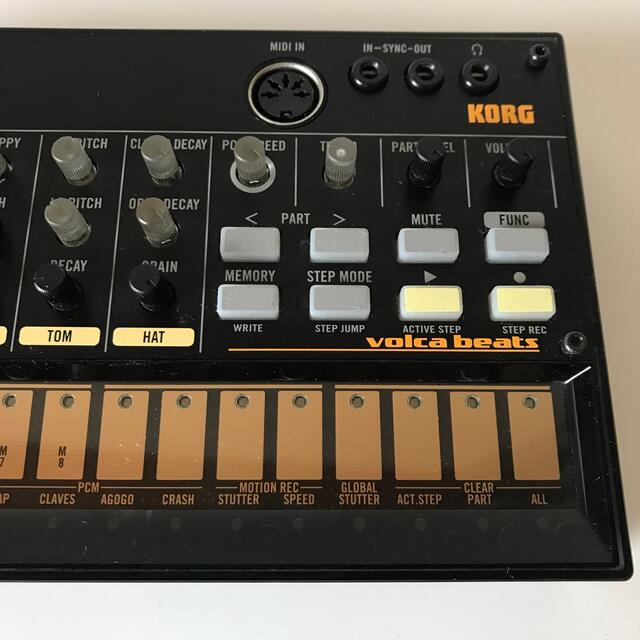 KORG volca beats :コルグ　ヴォルカビーツ 純正ACアダプター付 9