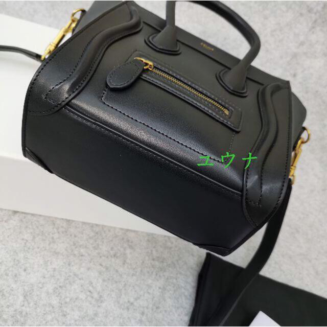 CEFINE(セフィーヌ)のCELINE  セリーヌ   ラゲージ ナノ / スムースカーフスキン レディースのバッグ(ショルダーバッグ)の商品写真