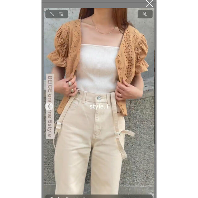 moussy(マウジー)のmoussy トップス レディースのトップス(カットソー(半袖/袖なし))の商品写真