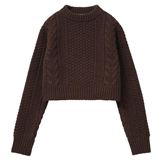 CLANE TINY CABLE KNIT TOPS