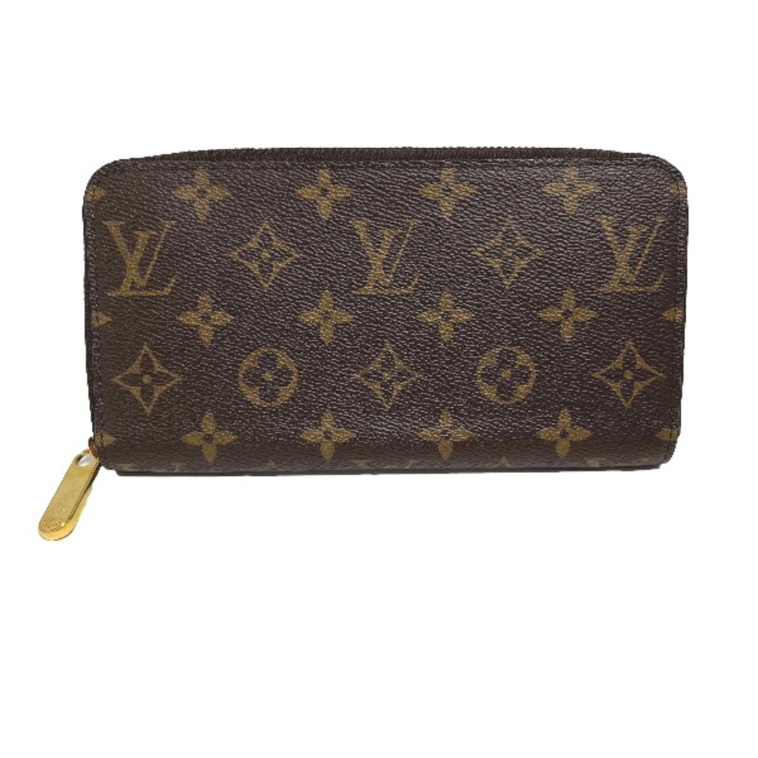 ルイヴィトン M42616 長財布 ブラウン  LOUIS VUITTON ジッピーウォレット モノグラム