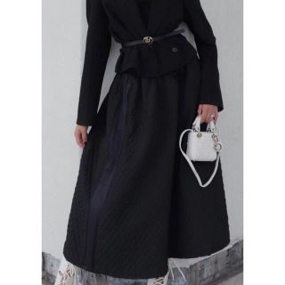 ディオール(Dior)のDIOR ディオール　スカート　ロゴ　超美品(ひざ丈スカート)