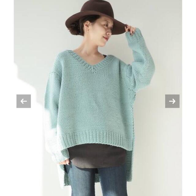 Plage - Plage HANDカラーニット サックスブルーの通販 by ちはな's ...