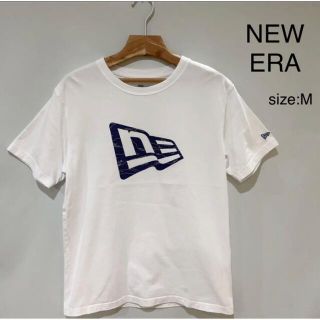 ニューエラー(NEW ERA)のニューエラ NEW ERA Tシャツ 半袖 プリント ホワイト 白 M メンズ(Tシャツ/カットソー(半袖/袖なし))