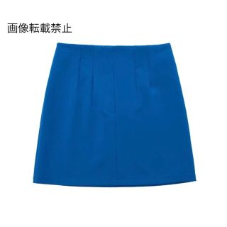 ザラ(ZARA)の🎎3月新作🍡7613◆blue ブルー ミニスカート(ミニスカート)