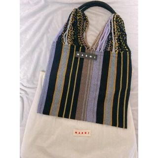 マルニ(Marni)のMARNI フラワーマーケット ハンモックバッグ パープル(トートバッグ)