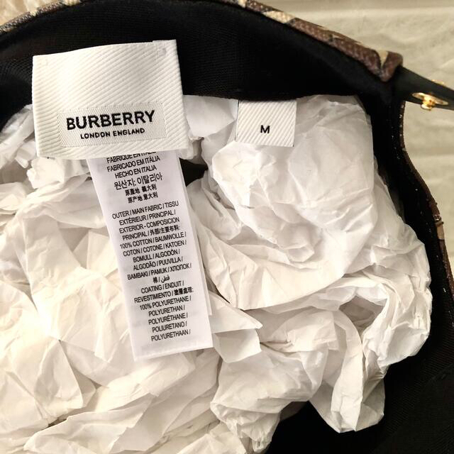 BURBERRY(バーバリー)の【さっちゃん様専用】バーバリー TB モノグラム ベースボールキャップ Mサイズ レディースの帽子(キャップ)の商品写真