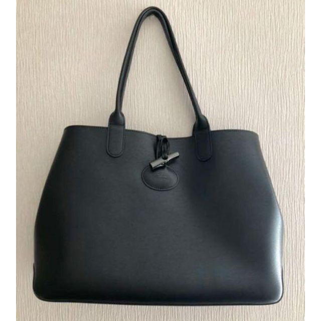 美品/直営店購入】ロゾ肩掛けトートバッグ型番2686 871 ブラック supp.in