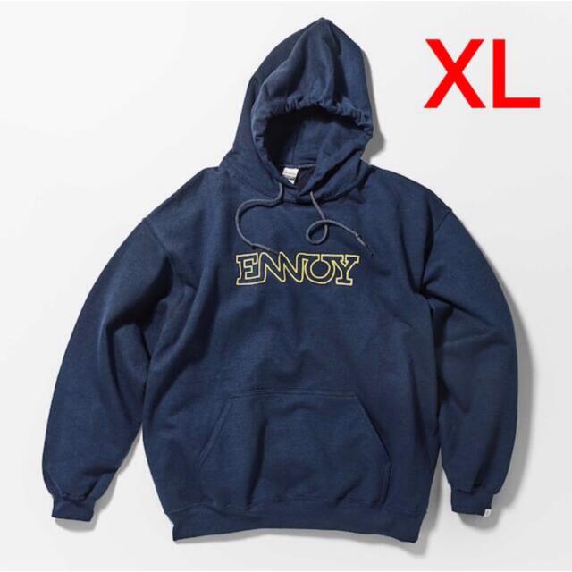 トップスennoy Hoodie Navy / Yellow エンノイ XLサイズ - www