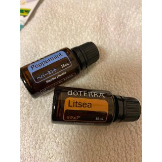 ドテラ(doTERRA)のドテラのペパーミントとリツェア(アロマグッズ)