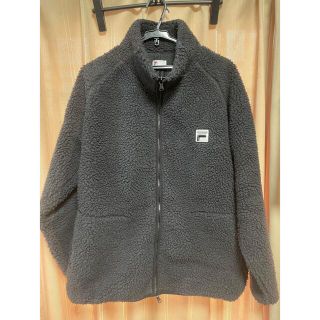 メンズビギ(MEN'S BIGI)のMEN'S BIGI × FILA ジップアップボアブルゾン Lサイズ(ブルゾン)