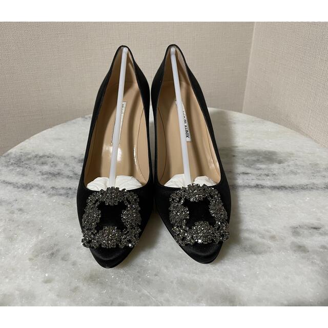 マノロブラニク 36ハーフ ブラック MANOLO BLAHNIK 美品 | labiela.com