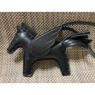 バッグチャーム キーホルダー ペガサス ロデオ チャーム 本革　羽付きロデオ　馬(チャーム)