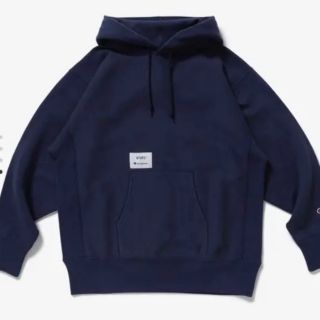 ダブルタップス(W)taps)のWtaps champion ネイビー　パーカー　S(パーカー)