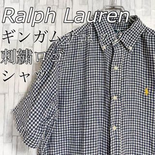 Ralph Lauren - ラルフローレン ☆古着 半袖シャツ ギンガムチェック