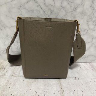 CELINE セリーヌ サングル バケット スモール トープ