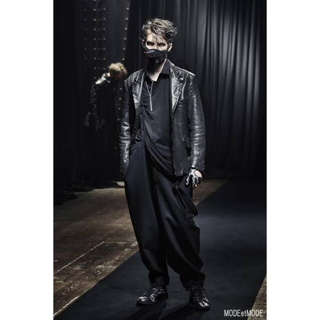 Yohji Yamamoto(ヨウジヤマモト)のyohji yamamoto pour homme 21aw レザージャケット メンズのジャケット/アウター(レザージャケット)の商品写真