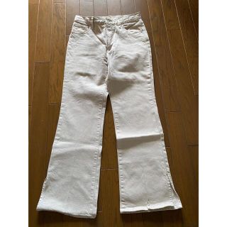 スピックアンドスパン(Spick & Span)のSPICK&SPAN［51/2BOOTY-LINEPAINTDENIM］(カジュアルパンツ)