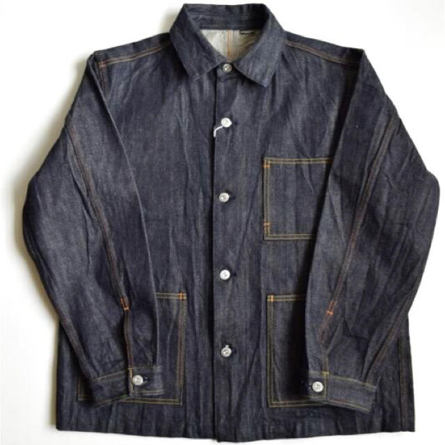 1LDK SELECT(ワンエルディーケーセレクト)のuniversalproducts CANTON DENIM COVERALL メンズのジャケット/アウター(Gジャン/デニムジャケット)の商品写真