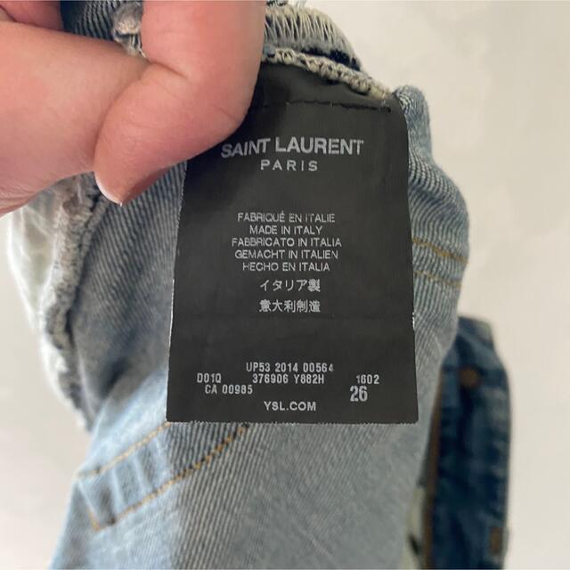 サンローランパリ（SAINT LAURENT PARIS）デニムパンツ 26-