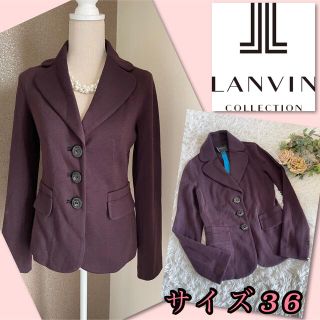 ランバンコレクション(LANVIN COLLECTION)の♡ランバンコレクション　ボタンロゴ入り　ジャケット♡(テーラードジャケット)