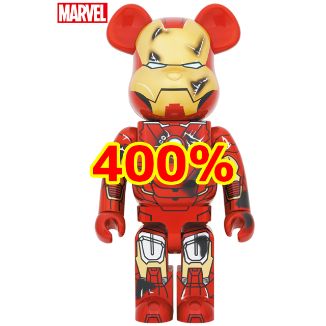 BE@RBRICK IRON MAN MARK VII DAMAGE 400％アメコミ