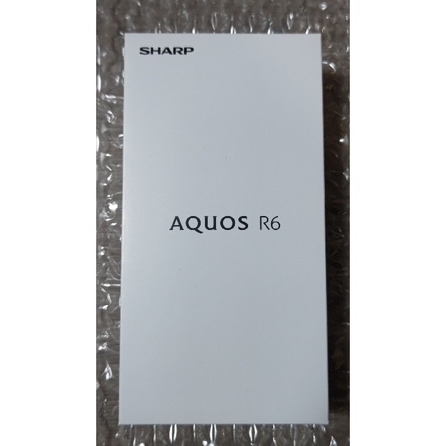 AQUOS R6  SIMフリー SH-M22 ブラック 新品未使用 フィルム付