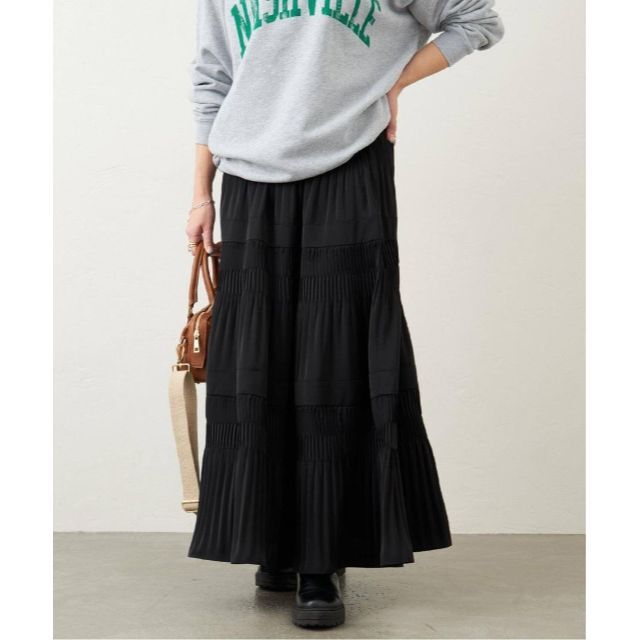 新作 完売品 JOURNAL STANDARD ミニプリーツティアードスカート