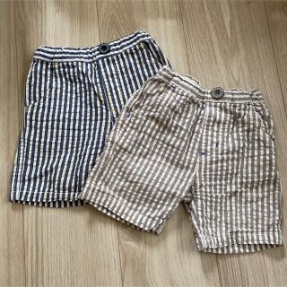 ブランシェス(Branshes)のお値下げ★branshes  ストライプ柄ハーフパンツ2枚セット(パンツ)