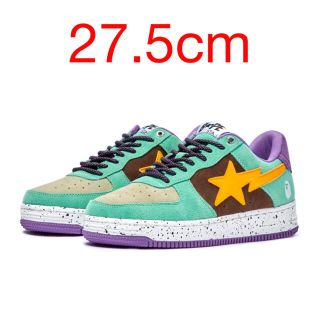 アベイシングエイプ(A BATHING APE)のbape sta bapesta "Brown/Yellow" 27,5cm(スニーカー)