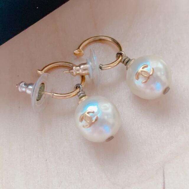 CHANEL パールピアス