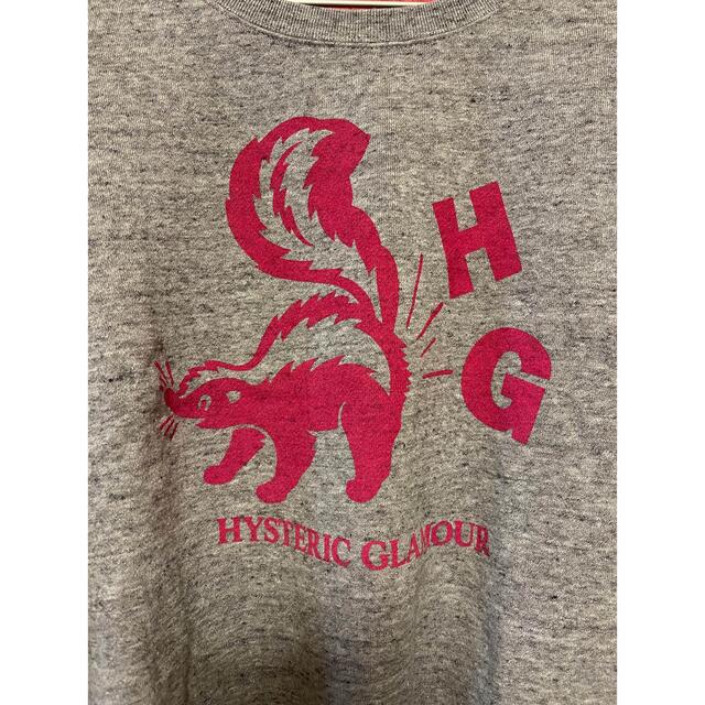 HYSTERIC GLAMOUR(ヒステリックグラマー)のヒステリックグラマー　裏起毛トレーナー　S レディースのトップス(トレーナー/スウェット)の商品写真