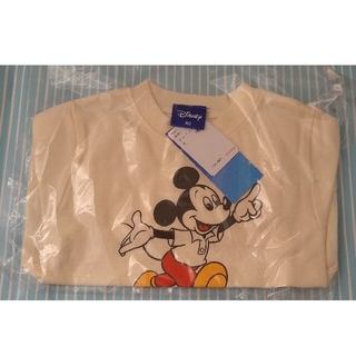 ディズニー(Disney)の【未使用】Naa🖤.*様専用　ミッキー　長袖Tシャツ&ズボン80サイズ(Ｔシャツ)