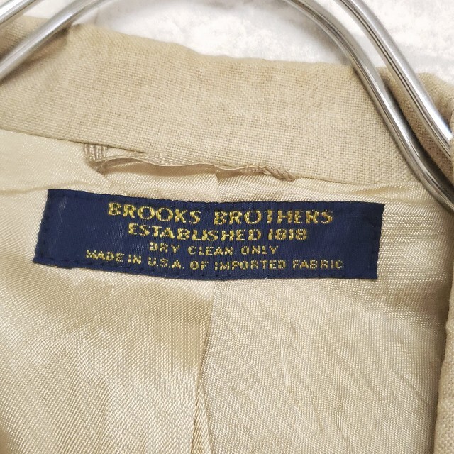 Brooks Brothers(ブルックスブラザース)の《USA製》90s ブルックスブラザーズ リネンジャケット 総裏地 春夏 メンズのジャケット/アウター(テーラードジャケット)の商品写真