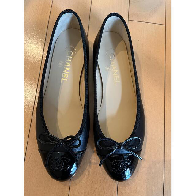 CHANEL - シャネルCHANEL バレリーナ ブラック 37の通販 by まろ CHANEL - シャネルCHANEL バレリーナ ブラック 37の通販 by まろ