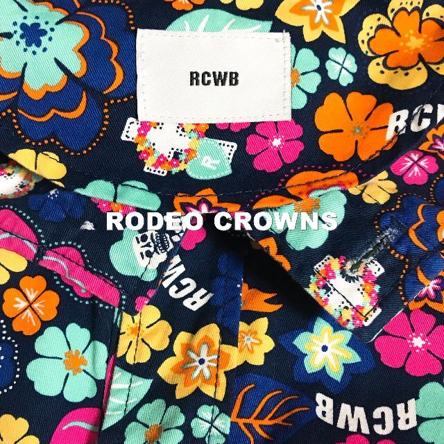 RODEO CROWNS(ロデオクラウンズ)の【RODEO CROWNS】フラワーSkeleton ワークシャツ パーカー レディースのトップス(パーカー)の商品写真