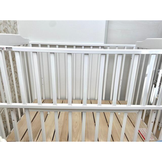 KATOJI(カトージ)のカトージベビーベッド　120×70サイズ キッズ/ベビー/マタニティの寝具/家具(ベビーベッド)の商品写真