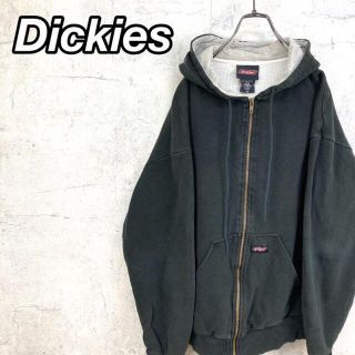 ディッキーズ(Dickies)の希少 90s ディッキーズ フルジップパーカー タグロゴ(パーカー)