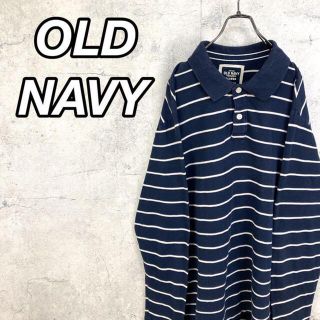 オールドネイビー(Old Navy)の希少 90s オールドネイビー ポロシャツ ボーダー 美品(ポロシャツ)